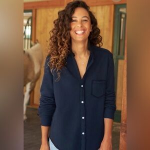 Frank & Eileen Triple Fleece Eileen fit Navy Button Down Shirt- sz L